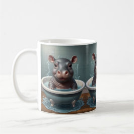 Caneca De Café Animais companheiros na hora do banho em uma banhe
