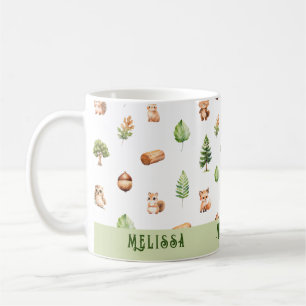 Caneca De Café Animais da Floresta Marinha
