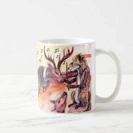 Caneca De Café Animais dançando