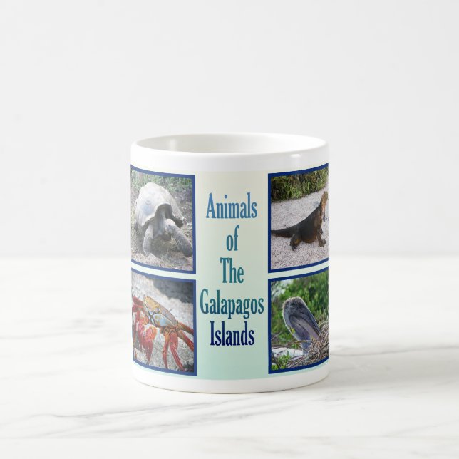 Caneca De Café Animais das Ilhas Galápagos (Centro)