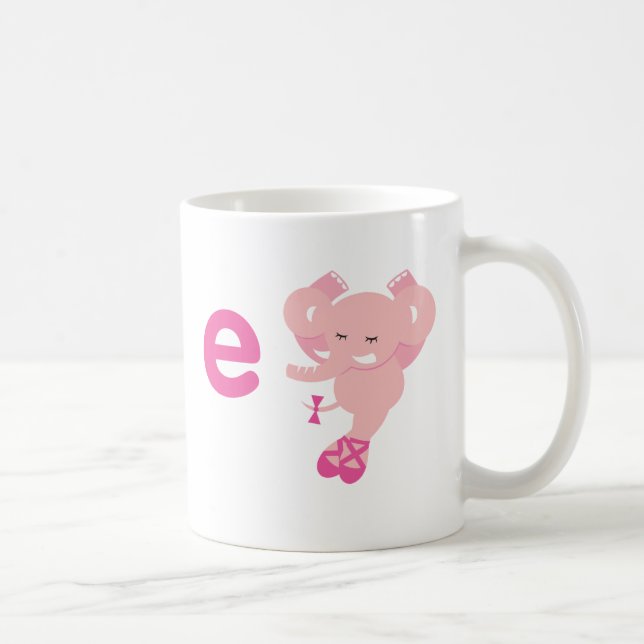Caneca De Café Animais de ABC - elefante de Ellie (Direita)
