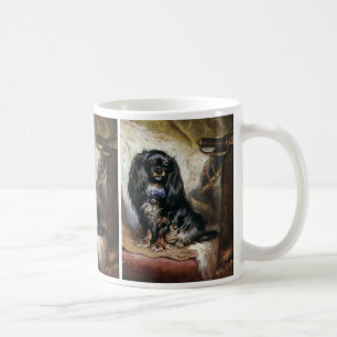 Caneca De Café Animais de Estimação Antigos, Cachorrinho Spaniel 