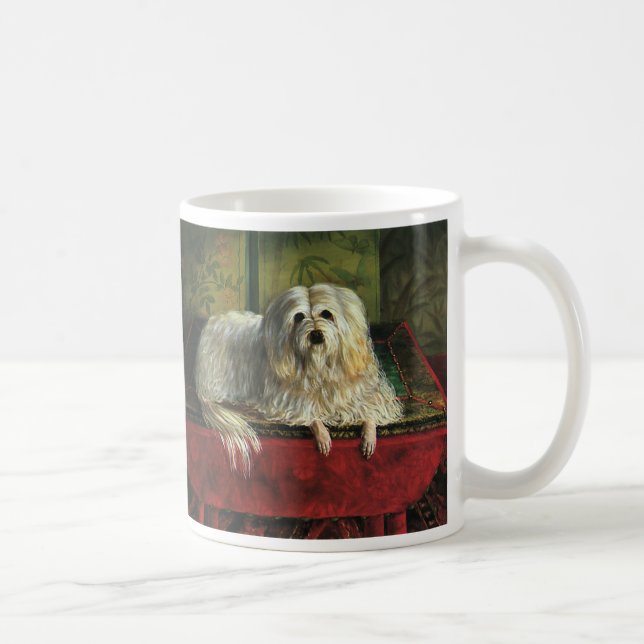Caneca De Café Animais de estimação, cães de ovelha selvagens (Direita)