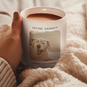 Caneca De Café Animais de Estimação Divertidos 'Definir Travesso'