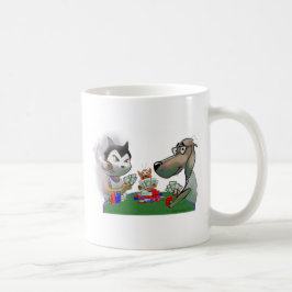 Caneca De Café Animais de estimação do póquer