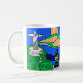 Caneca De Café Animais do Mundo, Brasil: Hyacinth Macaw