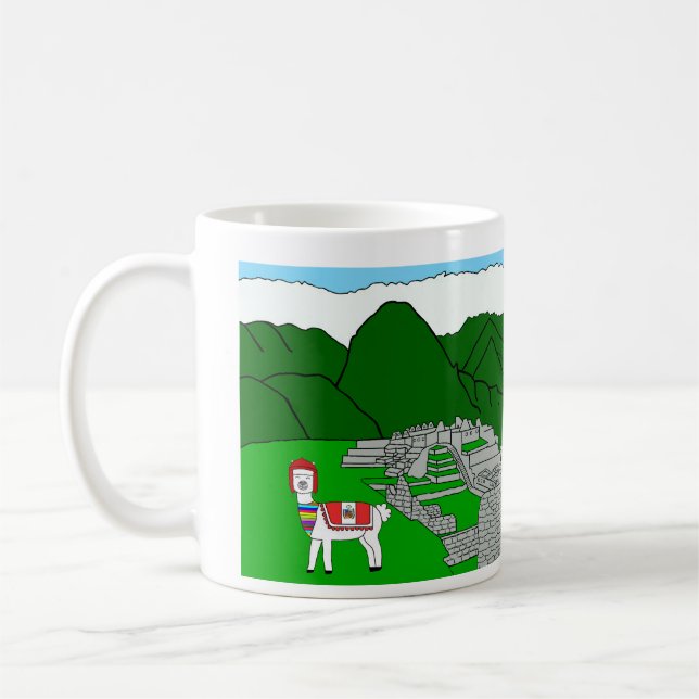 Caneca De Café Animais do Mundo, Peru: Alpaca (Esquerda)