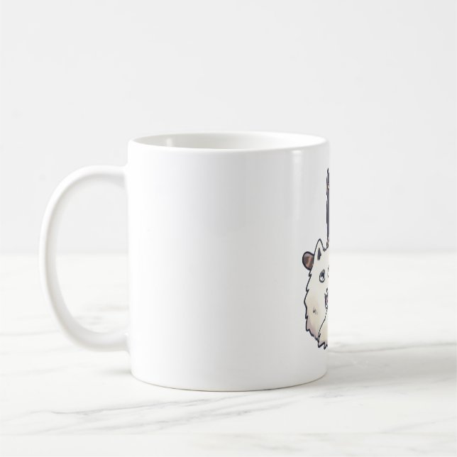 Caneca De Café Animais empilham Magia (Esquerda)