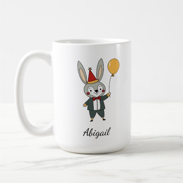Caneca De Café Animais festivos - Coelho (Esquerda)