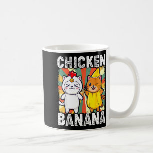 Caneca De Café Animais Fofos Em Fantasias De Frango E Banana Kawa