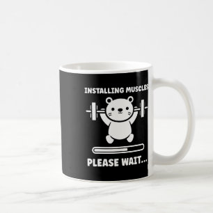 Caneca De Café Animais Instalando Músculos Fitness Musculação Be
