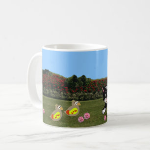 Caneca de Café Animais no Jardim