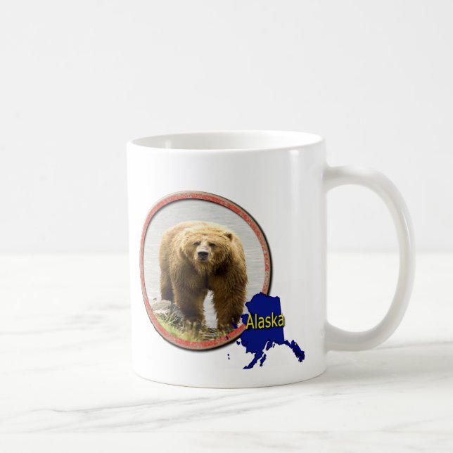 Caneca De Café Animais selvagens de Alaska (Direita)