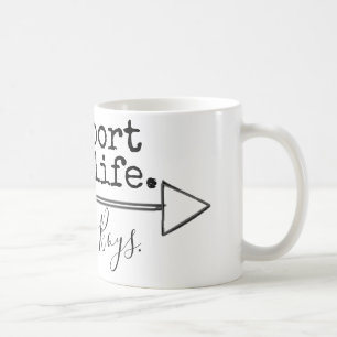 Caneca De Café animais selvagens do apoio, meninos do aumento
