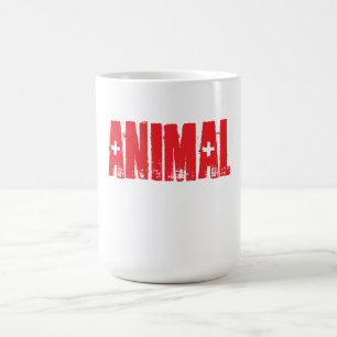 Caneca De Café Animal - Corpo Fitness Musculação