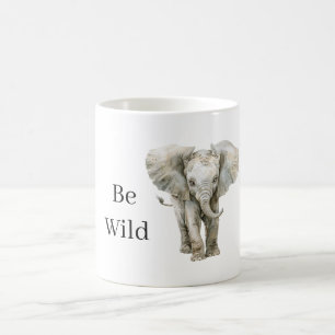 Caneca De Café Animal de Safari de Elefante
