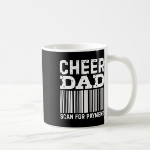 Caneca De Café Animar Pai Scanear Para Pagamento Cheerleading _1