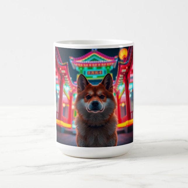 Caneca De Café Anime Akita (Centro)