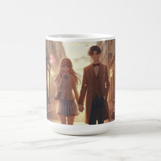 Caneca De Café Anime Couple Valentine's Day Mug