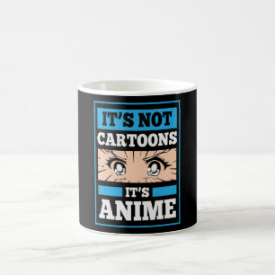 Caneca De Café Anime Engraçado Não são desenhos animados