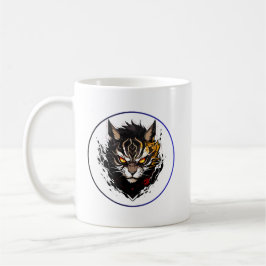 Caneca De Café Anime Fierce Tiger