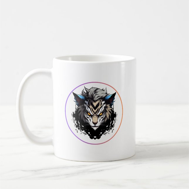 Caneca De Café Anime Fierce Tiger (Esquerda)