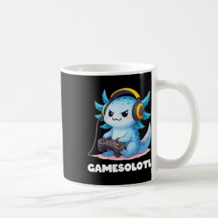 Caneca De Café Anime Gamesolotl Axolotl Boys 10-12 Kid Gamer Gami