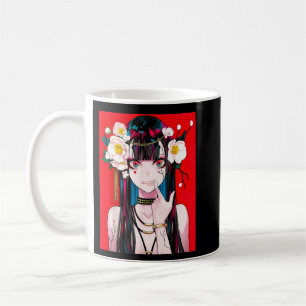 Caneca De Café Anime Girl Japonês anime estético Otaku Gift 1