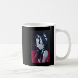 Caneca De Café Anime Girl Kawaii Waifu Aestética japonesa Manga O