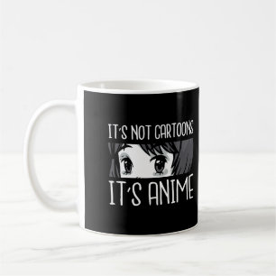 Caneca De Café Anime Girl L Não É Cartoons É Anime L Anime