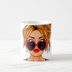 Caneca De Café Anime Girl Pop