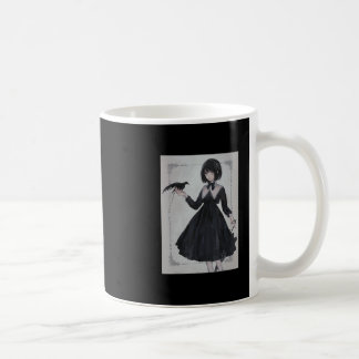 Caneca De Café Anime Girl Sad Retro Aesthetic Japanese Otaku 