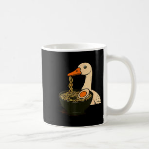 Caneca De Café Anime Kawaii de Ganso Ramen Gato Comendo Macarrão 