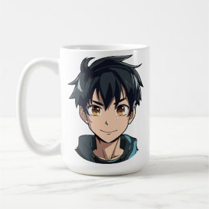 Caneca De Café Anime Superpower Delight - Jovem Personagem
