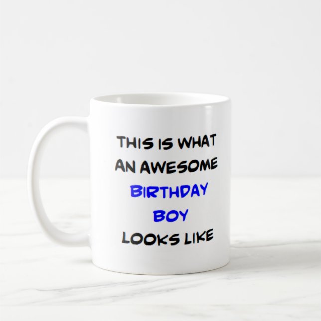 Caneca De Café aniversariante, incrível (Esquerda)