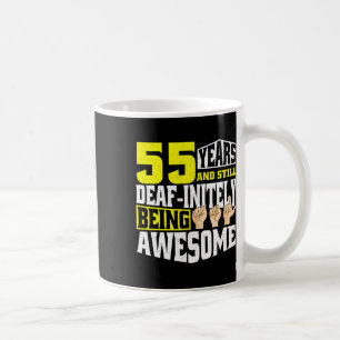 Caneca De Café Aniversário 55 Anos De Ser Incrível