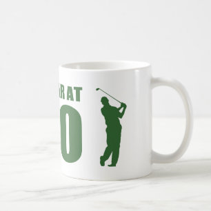 Caneca De Café Aniversário 80 do Golfer