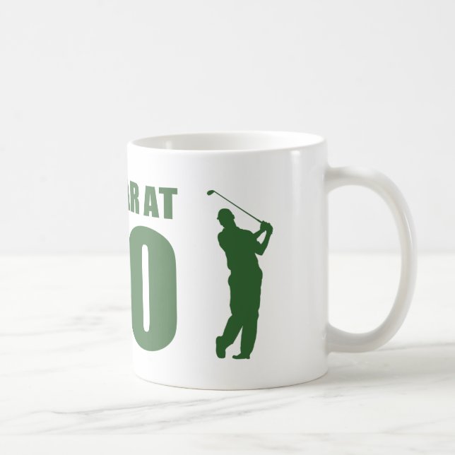 Caneca De Café Aniversário 80 do Golfer (Direita)