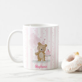 Caneca De Café Aniversário Beary Doce