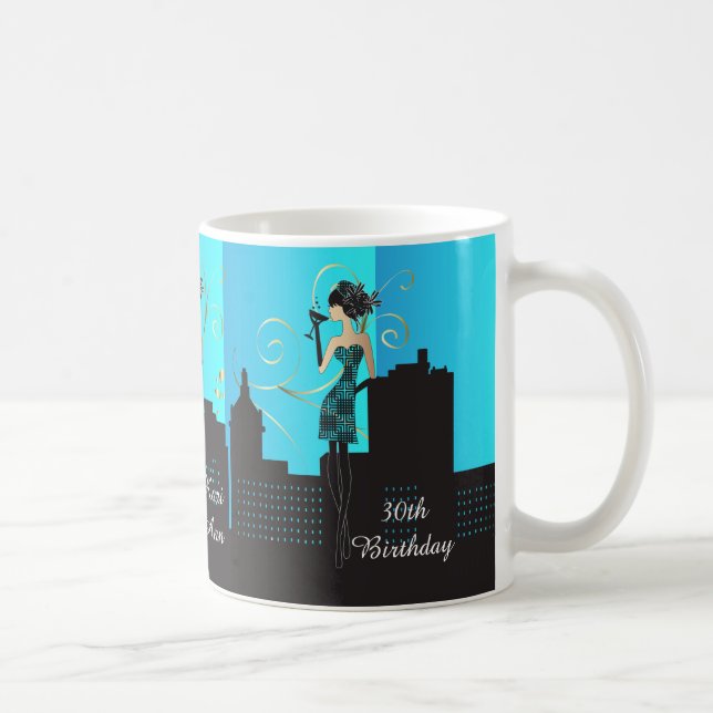 Caneca De Café Aniversário clássico ou Despedida de Solteira (Direita)