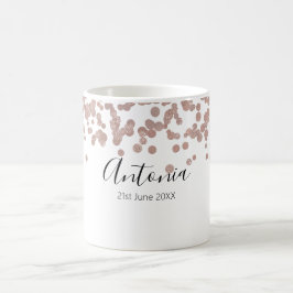 Caneca De Café Aniversário com Nome em Letra Elegante 