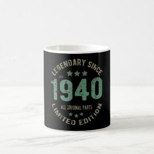 Caneca De Café Aniversário da rua 81 Anos de Idade