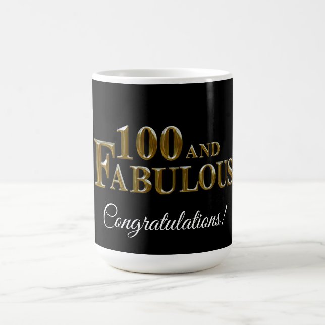 Caneca De Café Aniversário de 100 anos (Centro)