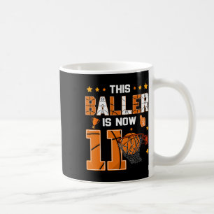 Caneca De Café Aniversário de 11 anos Sketll Este Ller Agora Tem