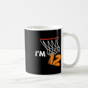 Caneca De Café Aniversário de 12 anos Sketchl Sou um menino de 12