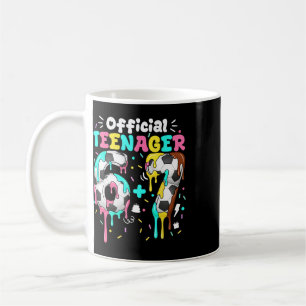Caneca De Café Aniversário de 13 anos Oficial Adolescente Seis Se