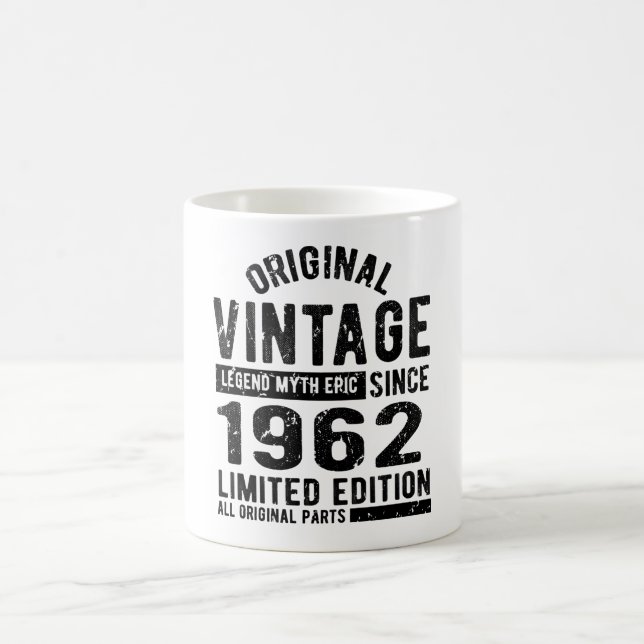 Caneca De Café Aniversário de 1962 (Centro)