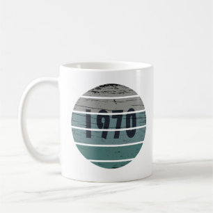 Caneca De Café aniversário de 1970