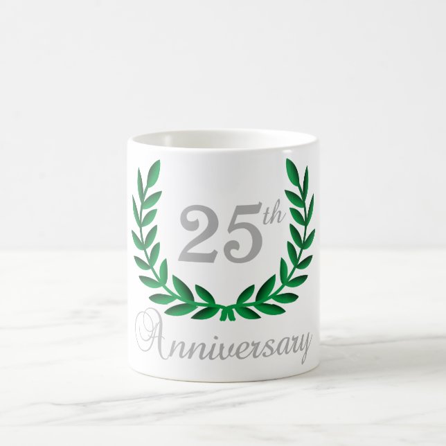 Caneca De Café Aniversário de 25 (Centro)