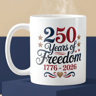 Caneca De Café Aniversário de 250 Anos